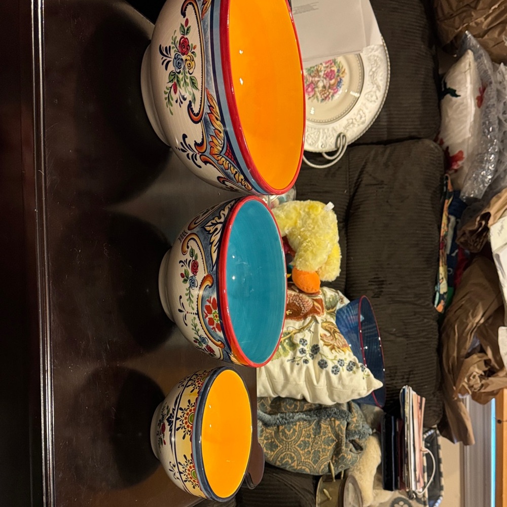 Colorful Ceramic Bowl Set